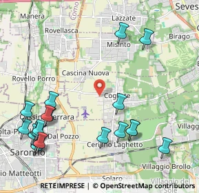 Mappa Via Enrico Fermi, 20815 Cogliate MB, Italia (2.6675)