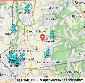 Mappa Via Enrico Fermi, 20815 Cogliate MB, Italia (2.92333)
