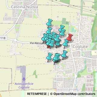 Mappa Via Enrico Fermi, 20815 Cogliate MB, Italia (0.24444)
