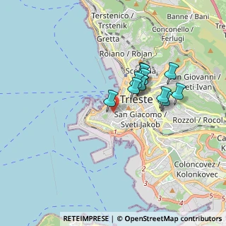 Mappa Via Tigor, 34123 Trieste TS, Italia (1.39667)