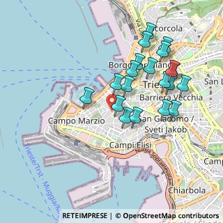 Mappa Via Tigor, 34123 Trieste TS, Italia (0.901)