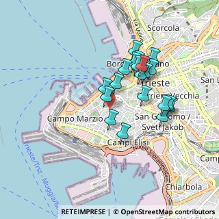 Mappa Via Tigor, 34123 Trieste TS, Italia (0.764)