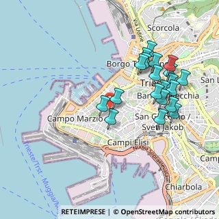 Mappa Via Tigor, 34123 Trieste TS, Italia (0.9575)
