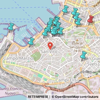 Mappa Via Tigor, 34123 Trieste TS, Italia (0.542)