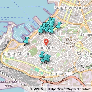 Mappa Via Tigor, 34123 Trieste TS, Italia (0.371)