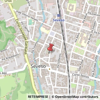 Mappa Via Antonio Monti, 15, 20822 Seveso, Monza e Brianza (Lombardia)