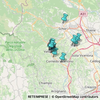 Mappa Piazzale Schio, 36078 Valdagno VI, Italia (3.65462)