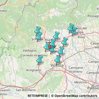 Mappa Via Cantarana, 36030 Villaverla VI, Italia (9.6525)