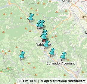 Mappa Viale Cristoforo Colombo, 36078 Valdagno VI, Italia (2.43)