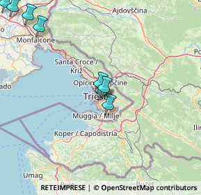 Mappa Via dei Piccardi, 34125 Trieste TS, Italia (23.24818)
