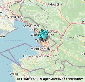 Mappa Via dei Piccardi, 34125 Trieste TS, Italia (20.00091)