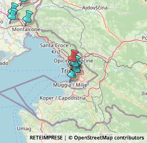 Mappa Via dei Piccardi, 34125 Trieste TS, Italia (27.46125)