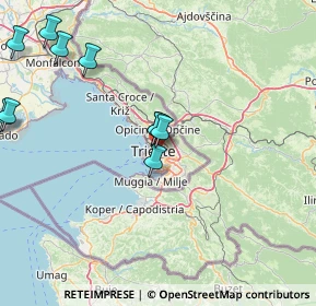 Mappa Via dei Piccardi, 34125 Trieste TS, Italia (21.87417)