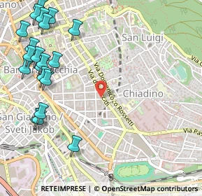 Mappa Via dei Piccardi, 34125 Trieste TS, Italia (0.734)