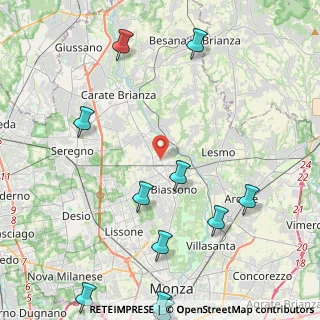Mappa Piazza E. Frette, 20845 Sovico MB, Italia (6.0725)