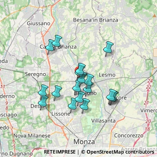 Mappa Via 25 Aprile, 20845 Sovico MB, Italia (3.15889)