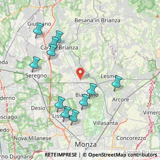 Mappa Via 25 Aprile, 20845 Sovico MB, Italia (4.33364)
