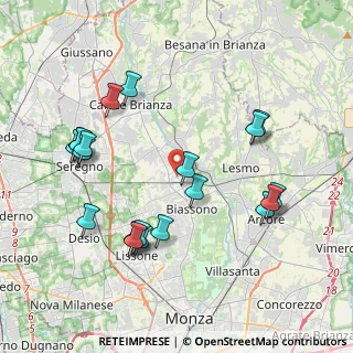 Mappa Piazza Frette, 20845 Sovico MB, Italia (4.24)