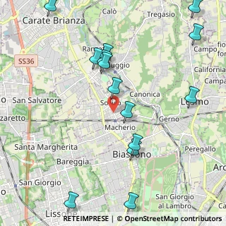 Mappa Via 25 Aprile, 20845 Sovico MB, Italia (2.53)