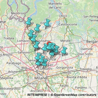 Mappa Via 25 Aprile, 20845 Sovico MB, Italia (10.25368)