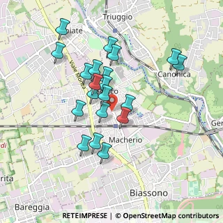 Mappa Via 25 Aprile, 20845 Sovico MB, Italia (0.792)