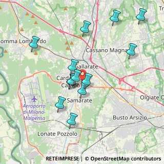 Mappa Via Cairoli, 21013 Gallarate VA, Italia (3.72077)