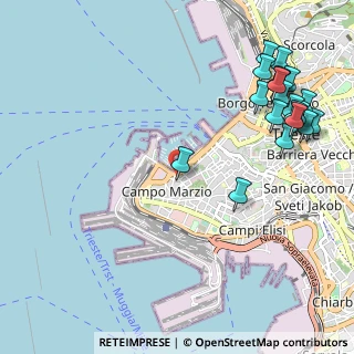 Mappa Riva Grumula, 34145 Trieste TS, Italia (1.36)