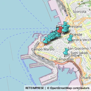 Mappa Riva Grumula, 34145 Trieste TS, Italia (0.651)