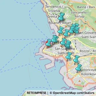 Mappa Riva Grumula, 34145 Trieste TS, Italia (1.88412)