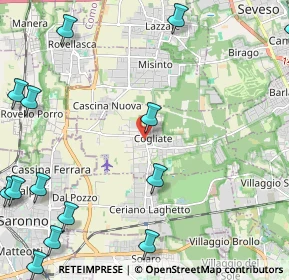 Mappa Via Battisti, 20815 Cogliate MB, Italia (3.31571)