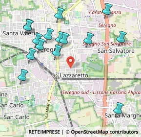 Mappa Via Ivo Oliveti, 20831 Seregno MB, Italia (1.16)