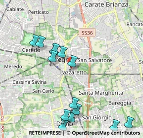 Mappa Via Ivo Oliveti, 20831 Seregno MB, Italia (2.31786)