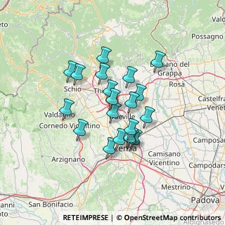 Mappa Villaverla, 36030 Villaverla VI, Italia (10.618)