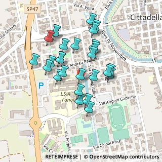 Mappa Via V. Alfieri, 35013 Cittadella PD, Italia (0.20357)