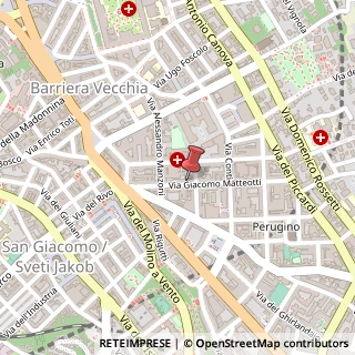 Mappa Via Giacomo Matteotti, 24, 34138 Trieste, Trieste (Friuli-Venezia Giulia)