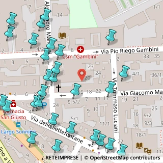 Mappa Via Pio Riego Gambini, 34138 Trieste TS, Italia (0.09286)