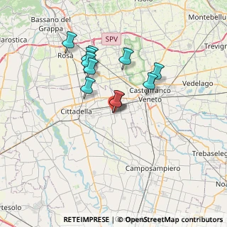 Mappa Piazza Salvo D'Acquisto, 35018 San Martino di Lupari PD, Italia (5.96273)