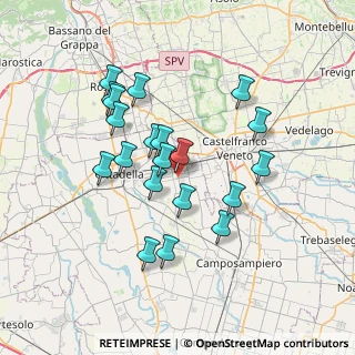 Mappa Piazza Salvo D'Acquisto, 35018 San Martino di Lupari PD, Italia (6.4525)