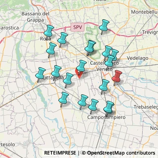 Mappa Piazza Salvo D'Acquisto, 35018 San Martino di Lupari PD, Italia (7.176)