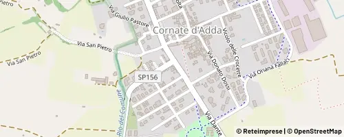 Mappa Cornate d'Adda