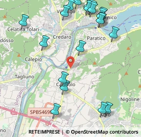 Mappa Via Bremola, 25031 Capriolo BS, Italia (2.647)