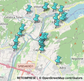 Mappa Via Bremola, 25031 Capriolo BS, Italia (1.9595)
