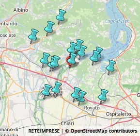 Mappa Via Bremola, 25031 Capriolo BS, Italia (6.31)