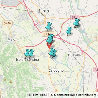 Mappa Via Vicenza, 36030 Villaverla VI, Italia (2.95818)