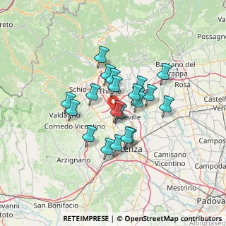 Mappa Via Vicenza, 36030 Villaverla VI, Italia (10.1845)
