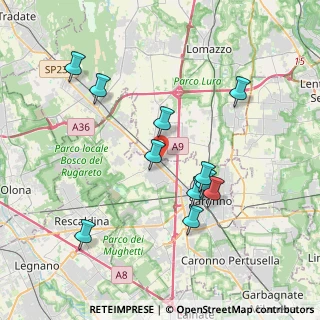 Mappa Via Cristoforo Colombo, 21040 Gerenzano VA, Italia (3.73091)
