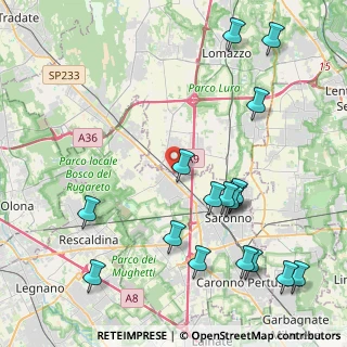 Mappa Via Cristoforo Colombo, 21040 Gerenzano VA, Italia (5.05765)