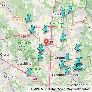 Mappa Via Cristoforo Colombo, 21040 Gerenzano VA, Italia (5.08833)