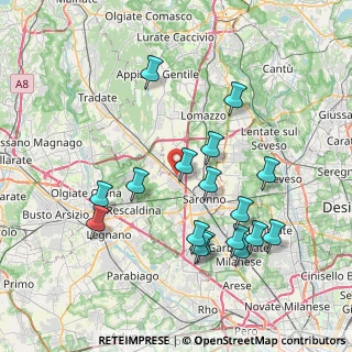 Mappa Via Cristoforo Colombo, 21040 Gerenzano VA, Italia (7.83412)