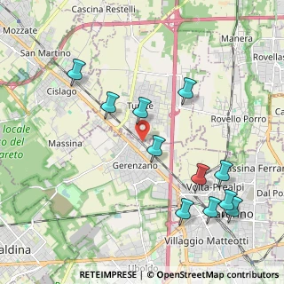 Mappa Via Cristoforo Colombo, 21040 Gerenzano VA, Italia (2.24091)